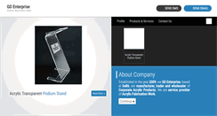 Desktop Screenshot of gdnovelties.com